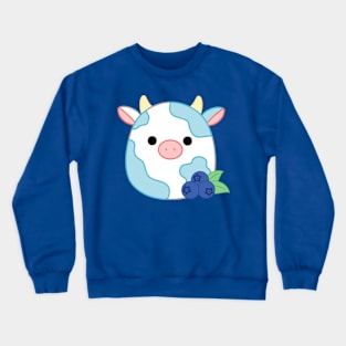 Blueberry Cow Crewneck Sweatshirt